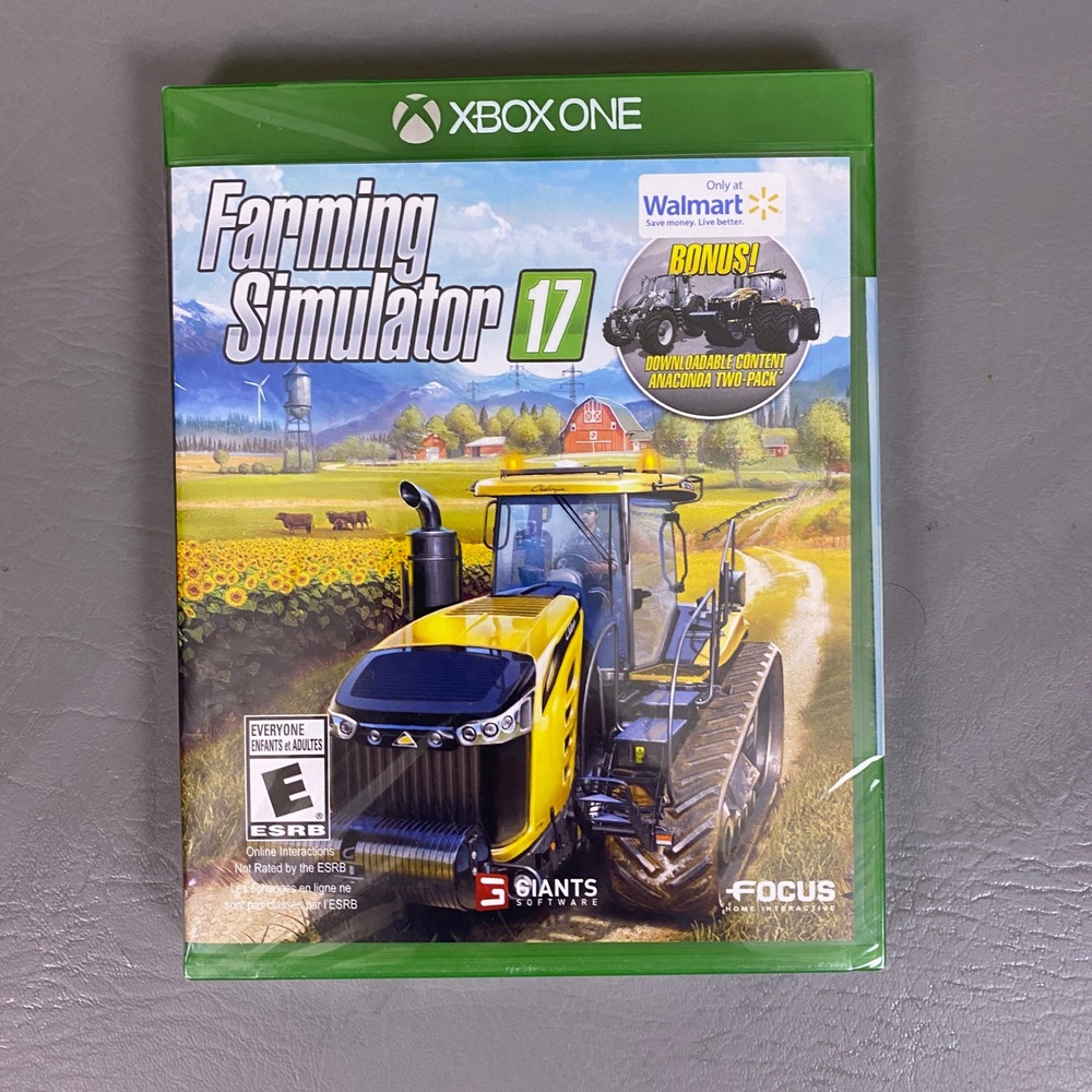 Farming Simulator 17 Xbox One Walmart Exclusive‎ Bonus DLC Anaconda Two-Pack NEW